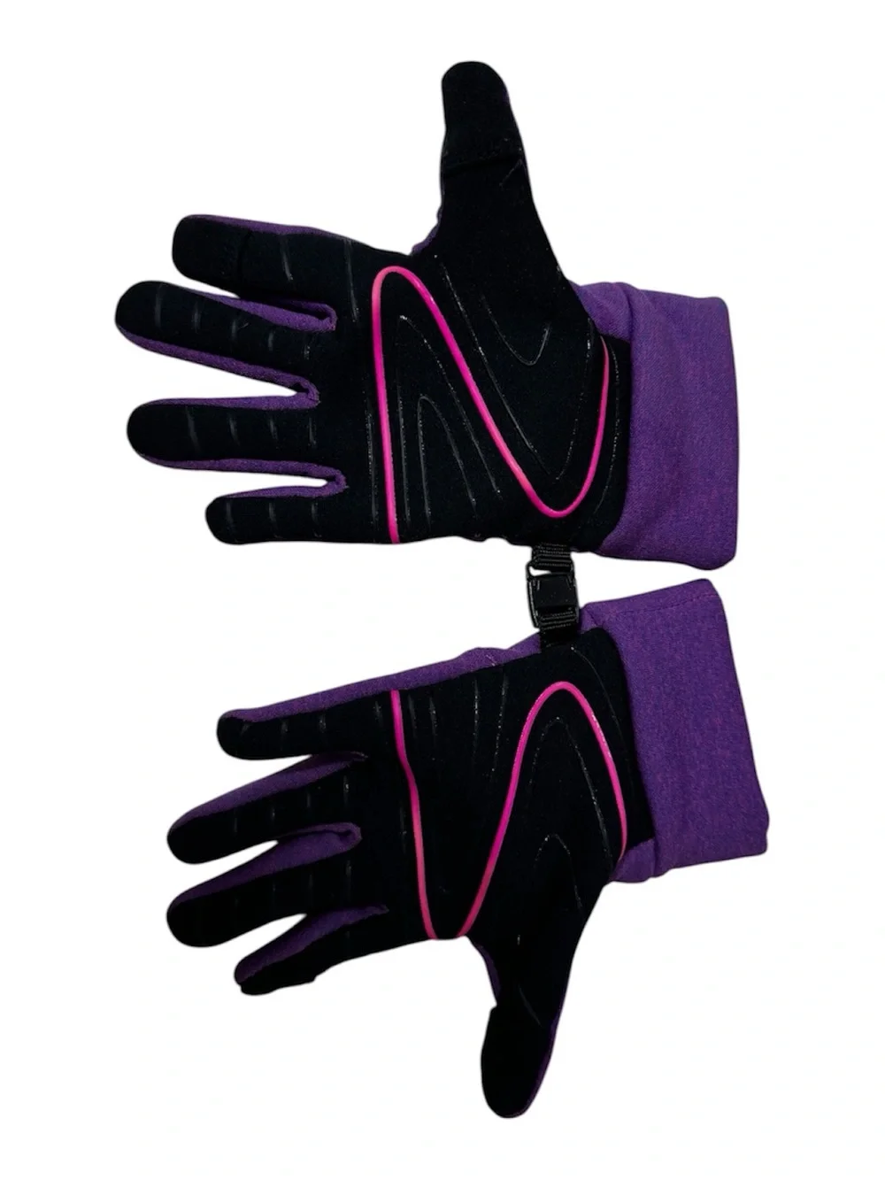 Head Purple Fleece-Lined Touchscreen Gloves